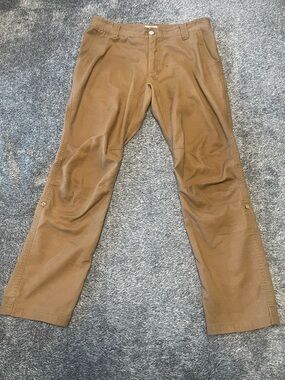 LIVSN Flex Canvas Pants Men’s 31x30 Brown Hiking Outdoor Gorpcore EUC